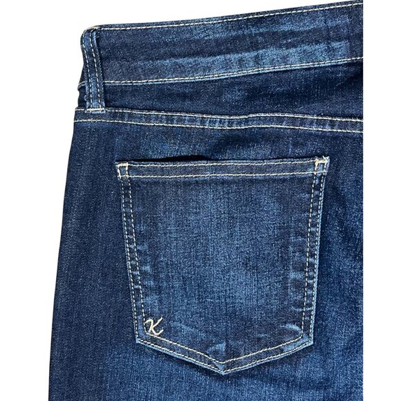 Kut From The Kloth Diana Kurvy Skinny Mid Rise Stretch Blue Jeans Women Size 12 - Picture 13 of 16